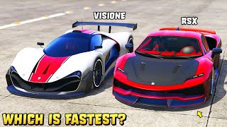 GTA 5  GROTTI VISIONE vs GROTTI ITALI RSX  Which is Fastest [upl. by Nnahoj]