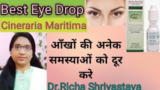 Cineraria Maritima Best Homeopathic Eye drop for all kind of eye problemits uses amp indicationHindi [upl. by Barcroft]