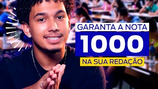 REDAÇÃO NOTA MIL – ARENA ENEM  UNINASSAU [upl. by Dnumsed]