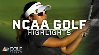 NCAA Golf Highlights Blessings Collegiate Invitational Round 1  Golf Channel [upl. by Schroth]