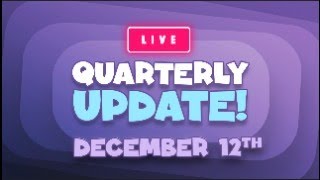 December 12th 2024 Quarterly Update LIVE with Tom Bancroft [upl. by Briny911]