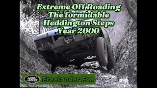 Extreme Off Roading Heddington Steps Wiltshire Y 2000 [upl. by Eelitan]