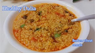 Vegetable dalia khichdi recipe  How to make broken wheat recipe  Daliya recipe [upl. by Lazor295]