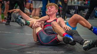 106 – Tyson Waughtel G of Carlyle IL vs Brady Phelps R of Schaumburg IL [upl. by Niven]