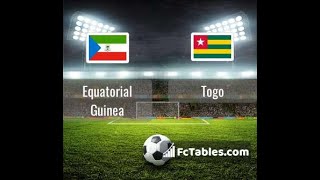 EQUATORIAL GUINEA VS TOGO [upl. by Adnawat]