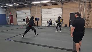 Scioto Open  JW Pugnetti vs Thomas Kesler Longsword Div A Pools [upl. by Wilscam]