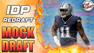 Mock Draft Fantasy Football  IDP 2024 [upl. by Belak]