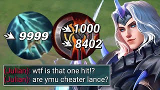 NEW LANCELOT UPDATED BUILD FOR ONE SHOT Lancelot Best Build 2024 [upl. by Naeroled78]