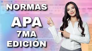 Cómo aplicar las normas APA séptima edición en Word Guía completa [upl. by Recneps296]