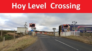 Hoy Level Crossing  Far North Line  Halkirk Highland [upl. by Thetes]