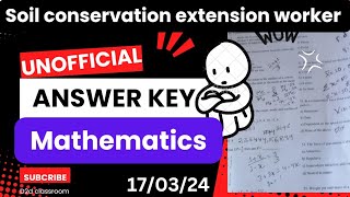 ossc SCEW main questions Math solutionbest trick solutionimportant math answer key [upl. by Stricklan]