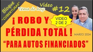 2✔️ 🚗 ¡Qué hacer si te ROBAN TU COCHE o es PÉRDIDA TOTAL y ¡Aun lo estas pagando quotSegunda partequot [upl. by Nortal95]