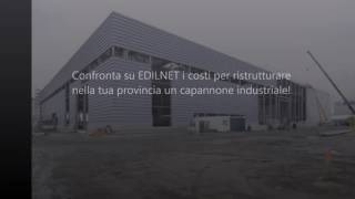 Costo ristrutturazione capannone industriale  EDILNET IT [upl. by Redvers]