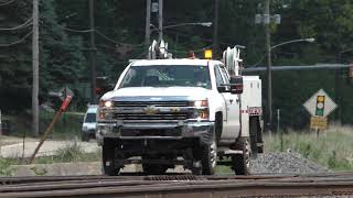 NS HiRail Passes Leetsdale PA [upl. by Elohc]