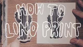 LINO PRINTING  HOW TO [upl. by Savinirs]