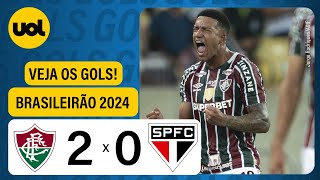 FLUMINENSE 2 X 0 SÃO PAULO  CAMPEONATO BRASILEIRO 2024 VEJA OS GOLS [upl. by Salomie84]