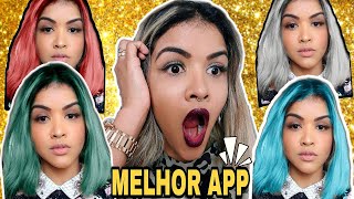 APP QUE MUDA A COR DO CABELO COM REALISMO [upl. by Winser]