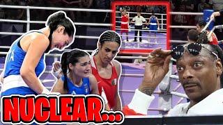 🚨Olympic Boycott Goes NUCLEAR Over Transgender Boxer DESTROYING Female Fighter In The RING‼️ [upl. by Elfie]