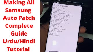 Making All Samsung Auto Patch Complete Guide UrduHindi Tutorial samsung super autopatcher tutorial [upl. by Nuhsed]