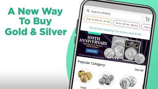 A New Way to Buy Gold amp Silver  The APMEX Shoppable App [upl. by Latia]