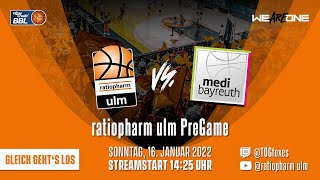 PreGame  ratiopharm ulm vs medi bayreuth  mit Chrissi Philipps [upl. by Aric]