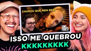 ALANZOKA é muito bom momentos ENGRAÇADOS no SONS OF THE FOREST  React Terrozoka [upl. by Balcer]