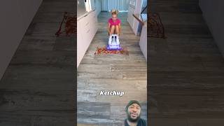 Cleaning Lady Testing Her New Clean Go Cart 😂 funny barbie momlife funnyideas lilraheezy [upl. by Lauzon]