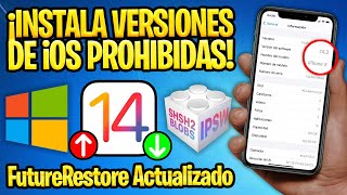 FutureRestore WINDOWS ✅ SUBIRBAJAR A VERSIONES DE iOS NO FIRMADAS TUTORIAL [upl. by Esinad]