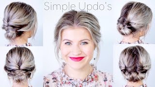 Simple Elegant Updo Hairstyles For Medium Length Hair  Milabu [upl. by Jara]