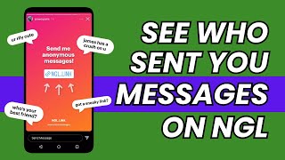 How To see who sent you NGL Messages For Free [upl. by Dan]