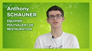 Le CV video de Anthony Schauner Équipier Polyvalent de Restauration [upl. by Rodd]