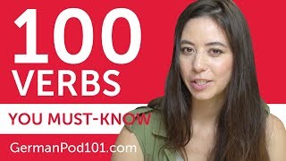 100 Verbs Every German Beginner MustKnow [upl. by Earehs]