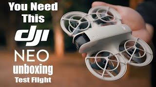 DJI NEO unboxing amp test flight [upl. by Awahsoj]