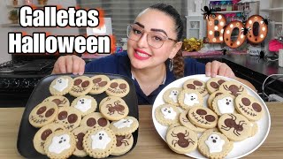 Receta Facil de Galletas para Halloween 👻 [upl. by Isola]