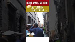 Walking tour in trastevere [upl. by Alimaj]