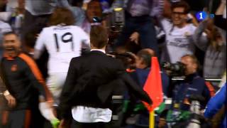 Xabi Alonsos reaction after Bales goal HD  La decima [upl. by Cirdla960]