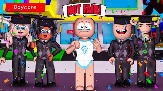 DAYCARE FUNNY CRAZY KIDS MOMENTS ADVENTURES  Roblox  Brookhaven 🏡RP [upl. by Edwyna]