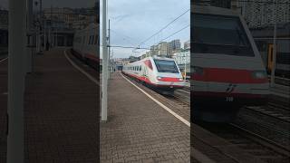 Trenitalia Frecciabianca FB8619 Milano CleRoma T partenza da Genova Brignole ETR460 [upl. by Lefton]