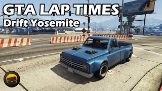 Fastest Muscle Cars Drift Yosemite  GTA 5 Best Fully Upgraded Cars Lap Time Countdown [upl. by Dupuis]