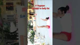 4 yogasan reduced to belly fat fat father yoga yogi hathayoga [upl. by Dranoel664]