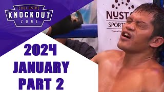 Boxing Knockouts  January 2024  Part 2 [upl. by Sesom117]