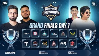 SURVIVORS SHOWDOWN S1  GRAND FINALS D1  FT CFF TM  GG classyfreefire FOZYAJAY GyanGaming [upl. by Welcy]