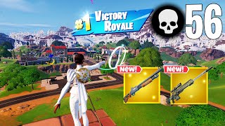 56 Elimination Solo Vs Squads Gameplay Wins NEW Fortnite Chapter 5 [upl. by Annaeerb60]