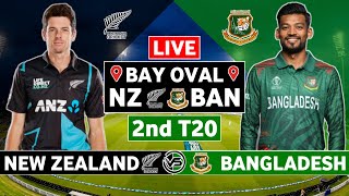 New Zealand vs Bangladesh 2nd T20 Live Scores  NZ vs BAN 2nd T20 Live Scores amp Commentary [upl. by Dorcas]