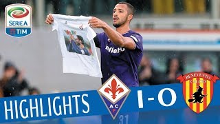 Fiorentina  Benevento 10  Highlights  Giornata 28  Serie A TIM 201718 [upl. by Llekcir]