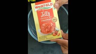 Homemade Jelly Perfect Weikfield Jelly Crystals Recipe Shorts [upl. by Zerat]