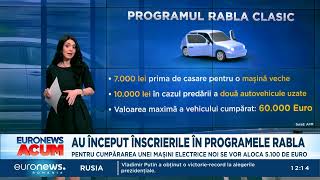 Au început înscrierile pentru Rabla 2024 Care sunt modificările pentru Rabla Plus [upl. by Annyrb]