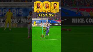 PSG Now VS Then Free kick Challenge shorts football fc25 [upl. by Eikciv743]