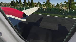 Carenado Saab 340 Landing [upl. by Gnilyarg]