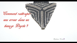 TUTO COMMENT RATTRAPER UN ERREUR DE TISSAGE [upl. by Jacenta]